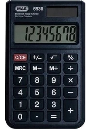 Mas Cep Tipi Hesap Makinesi Çok Renkli
