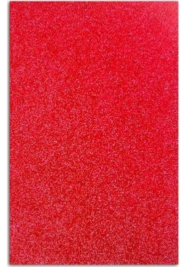 Puti Fon Kartonu Simli 50x70 10'lu Kırmızı