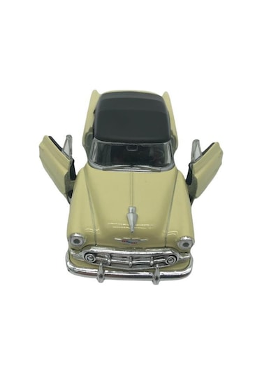 Farbu Oyuncak 1:38 Metal Çek Bırak Araba 1953 Chevrolet Bel Air 42367h-d Sarı