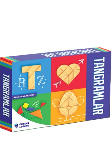 Tangramlar Seti Görsel Düşünme Ve Zeka Geliştiren