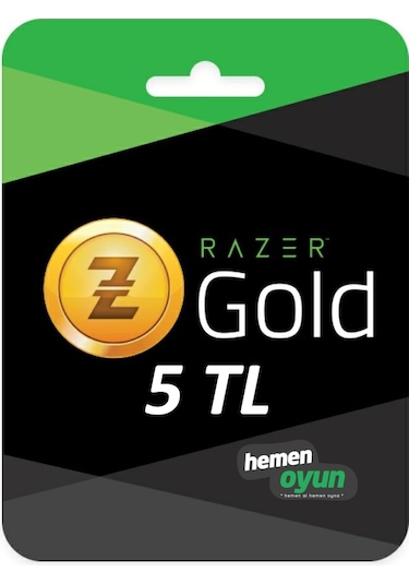 5 TL Razer Gold 5 TL Razer Gold E-Pin
