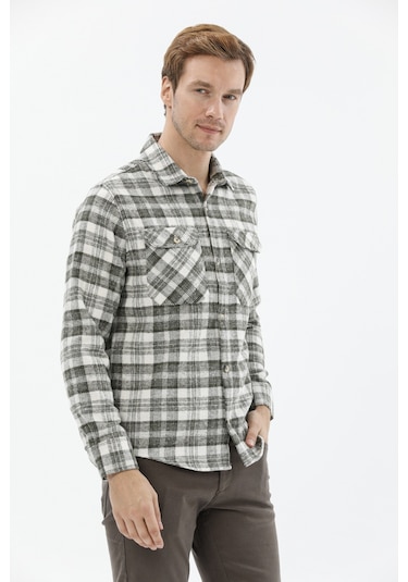 Finesuits Erkek Akrilik Flanel 2422204070.akrr Yeşil