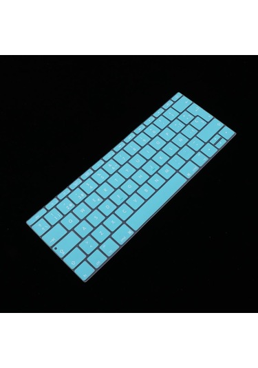 Homyl 12 Inç Macbook Için İspanyolca Fonetik Klavye Beyaz-mavi