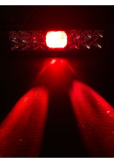 30 Cm Off Road Led Bar Kırmızı Pozisyon Lambalı Tampon Tepe Panjur İçi Kaput Çalışma - Premıum Ürün