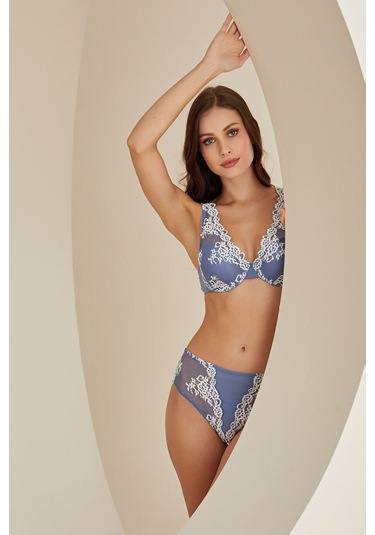 Loya Kadın İndigo Dalia Desteksiz Tek Sütyen İndigo
