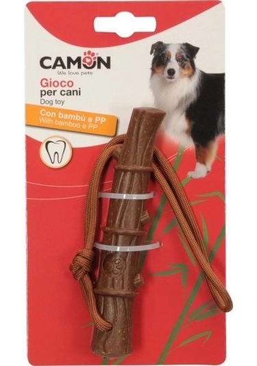 Camon Bambu, İp Ve Pp Karışımlı Eğlenceli Çubuk Köpek Oyuncağı 18.5 Cm
