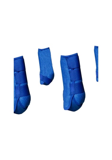 Suntek 4 Adet At Botları Destek Bacak Koruması Atlama Eğitimi Mavi