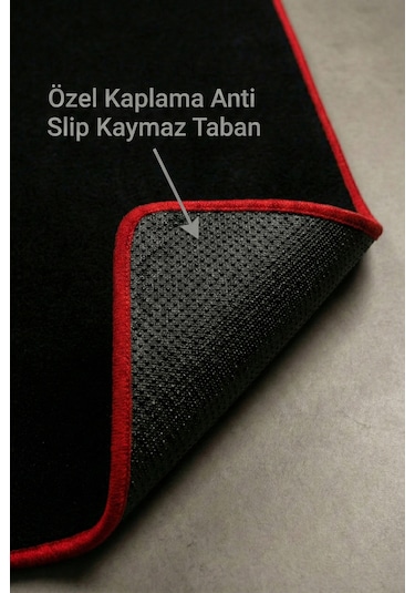 Bmw 3 Serisi E91 2005-2012 Advantage Oto Paspas Siyah Halı Kırmızı Kenar