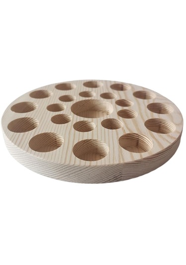 Suntek Uçucu Yağ Ekran Depolama Düzenleyici Raf Ahşap-22-yuva Ahşap 22 Yuva