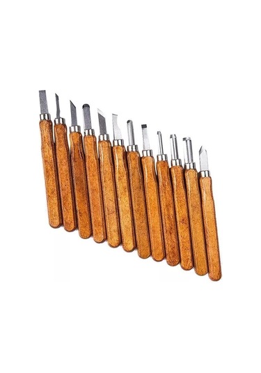 Skytek Ahşap İçin 12 Parçalık Set, Keski Ve Yontma Bıçağı 178144580
