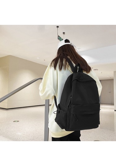 Monyee Moda Sırt Çantası - Büyük Kapasiteli, Dayanıklı Ve Şık Okul Çantası Siyah