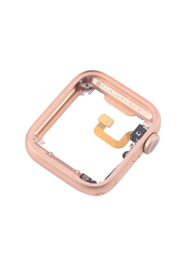 Tongxida İos Watch Uyumlu 44mm Lte Alüminyum Orta Çerçeve Plakası Taç Ekseni Flex Altın