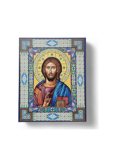 Süslemeli Mesih İkona