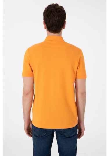U.S. Polo Assn. Erkek Regular Fit Polo Yaka Turuncu Basic Tişört 50306007-VR051 U.S. Polo Assn. Erkek Regular Fit Polo Yaka Turuncu Basic Tişört 50306007-VR051