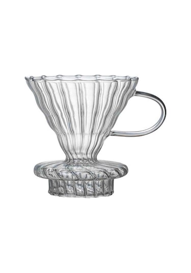 Epinox Coffee Tools Marka Cam Kahve Demleme Cam Kulp Şeffaf