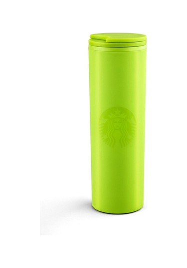 Starbucks Misket Limonu Yeşili Plastik Termos 473 Ml Yeşil