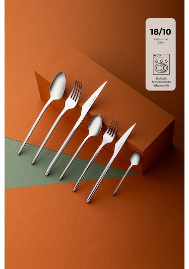 Emsan Arven 84 Parça 12 Kişilik Kutulu Çatal Kaşık Bıçak Takımı