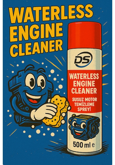 Ds Susuz Motor Temizleme Spreyi / Motor Parlatıcı 500 Ml