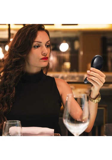 Paket Katlanabilir Seyahat Aynası Saç Fırçaları Yuvarlak Taşınabi