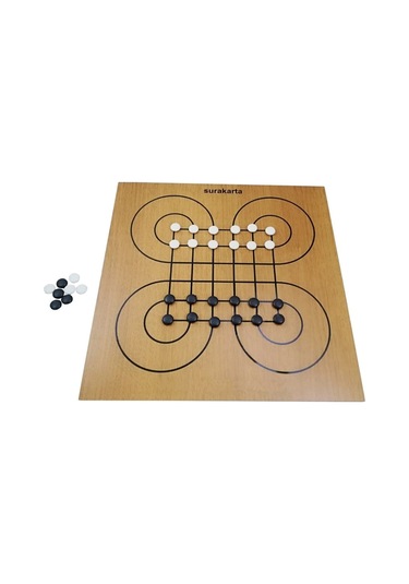 Dümen ve Surakarta 2'si1 Arada Eğitici Oyun Zeka ve Strateji Oyun