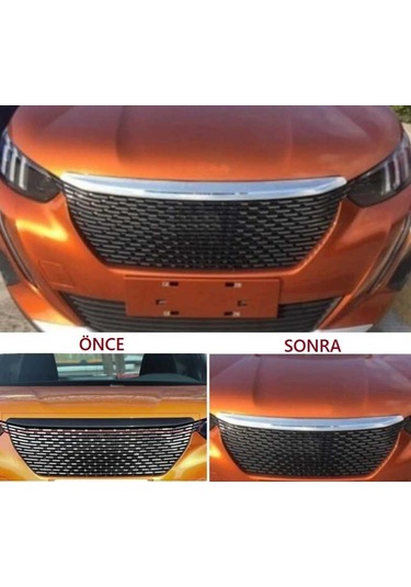 Peugeot 2008 Panjur Üst Krom Nikelajı Kaplama