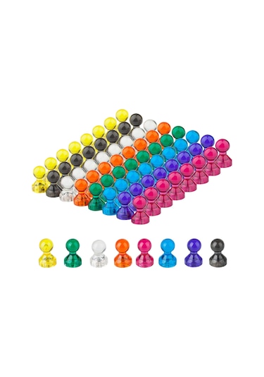 Pano Mıknatısı, Güçlü Manyetik Raptiye Magnet, Adet Seçmeli 10 Adet