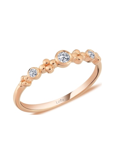 Lova 0,16 Karat Pırlanta Tria Yüzük - 1010276