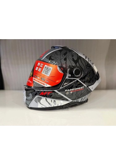 Mt Helmets Thunder 4 Sv Rainforest C2 Motosiklet Kaskı Parlak Gri