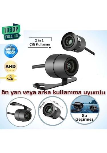 Ahd 1080p Kelebek Kamera 150'' Geniş Açılı Lens 12 Volt