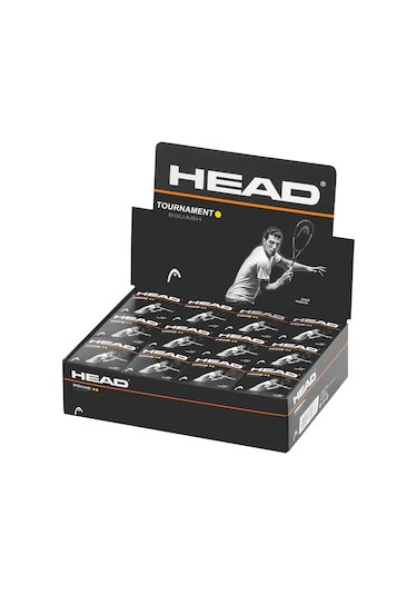 Head Tournament Squash Ball Tek Sarılı 12 Li Sarı