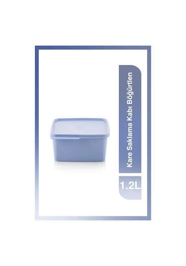 Tupperware Kare Saklama 1.2L Böğürtlen