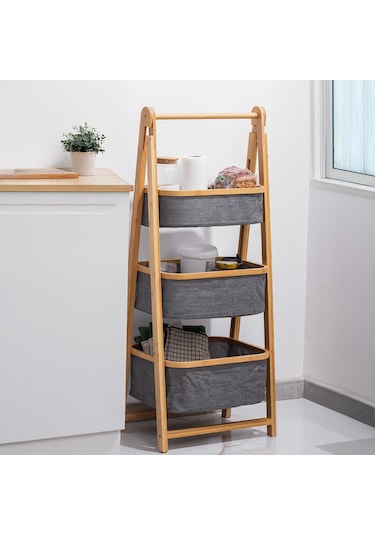 Porsima 2085 3 Katlı Ahşap Çok Amaçlı Ev Düzenleyici Organizer