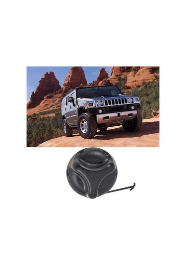Konesam Hummer H2 2004-2007 , H3/h3t 2006-2010 Yakıt Tankı Kapakası - 25827646 Gt306, Siyah Abs Malzeme