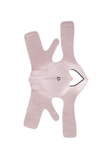 Yüz Zayıflama Maskesi Yüz Masaj Kemeri Bandaj Ince Yüz Kemer Sağlık Aracı Kahverengi