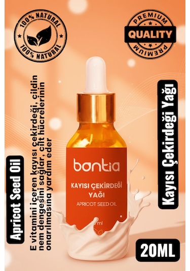 Kayısı Çekirdeği Yağı 2x20 Ml Saf Cilt Bakımı, Nemlendirici 40 ML