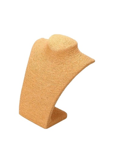 Trendooze Tutucu Standı Sarı Mücevher Manken M Kolye Kolye Göğüs Ekran Ekran Ku