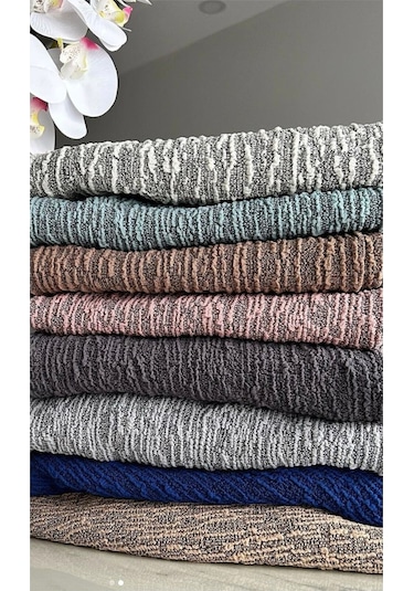 StarMall Jakarli Sandalye Örtüsü Çubuk Desen Yüksek Esnekli Sandalye Kılıfı 1 Adet Pembe