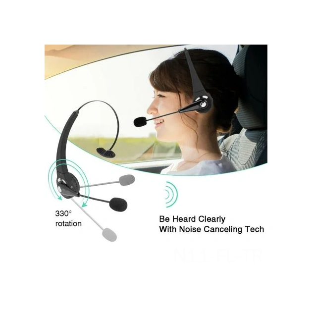 Lemestar Kulaküstü Kablosuz Gürültü Engelleme Bluetooth Kulaklık - 17 Saat Süre, Açık Konuşma, 10 Metre Bağlantı, Hafif Tasarım