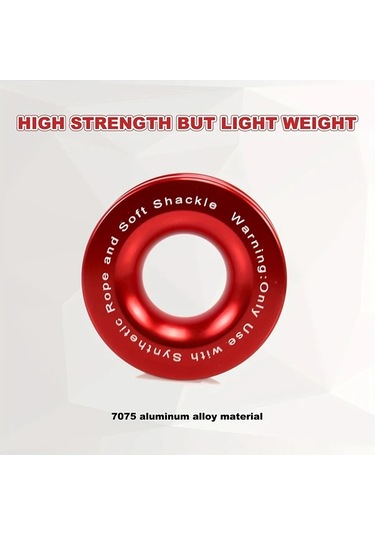 Willowhaven Siyah 41000lbs Çekme Halatlı Kurtarma Halkası Atv Utv Suv Kamyon Off-road