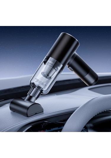 Wondernest 2025 Yükseltmesi Süpürgesi, Şarj Edilebilir Lichen Kablosuz Ev Süpürgesi, Güçlü Emiş, Büyük Araba Temizliği Wd Siyah