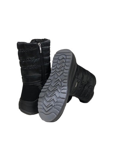 Bot Kadın Diğer 6334 7j Jacalu Textile Upper And Synt Leather-pu Sole Black Siyah