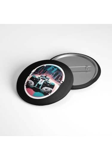 Formula 1 - 58mm Rozet Çok Renkli