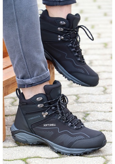 Lumberjack Gle Su Geçirmez Kaymaz Taban Outdoor Erkek Bot 667800001036 01 Siyah