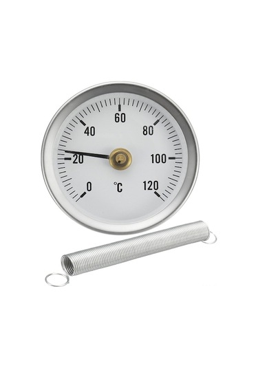 Yulong Reedark 63mm Yaylı Boru Termometresi - 0-120 C Sıcak Su