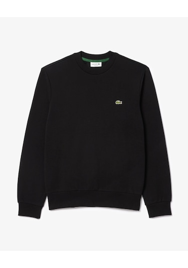 Lacoste Basic Regular Fit Sweatshirt Siyah