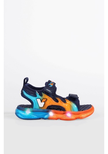 Vicco Jack Erkek Çocuk Lacivert Işıklı Phylon Sandalet Lacivert