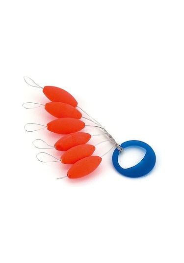 Float Oval 7x15mm 2 Red 6 Yüzdürücü Stoper