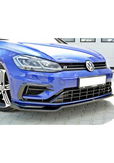 HasAkman Vw Golf 7.5 R Tampon Max Design Ön  Lip Piona Black 2017 - 2021