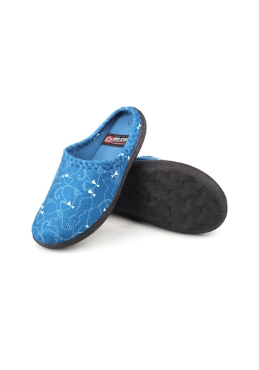 Gezer 16162 Günlük Kadın Ev-halı Terliği Mavi