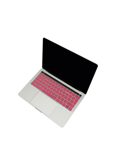 Arapça Klavye Macbook Pro Kılıfı A1706 A1989 A2159 A1707 A1990 Uk Enter İle Uyumlu Açık Pembe